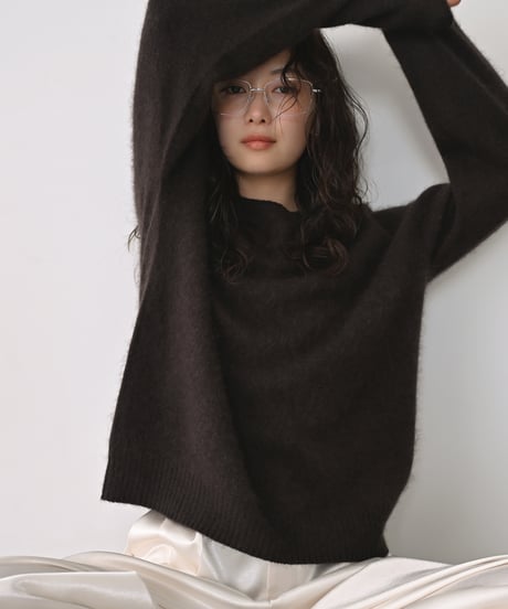 Wool Cashmere Knit Pullover t1911-585