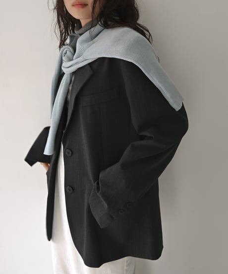 Stripe Tailored Jacket (Gray) t1911-579