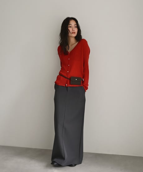 Sheer Rib Knit Cardigan np-t1911-564