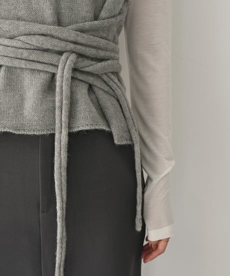 Layered Longsleeve Sheer Knit t1911-574