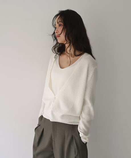 Button Detail Set Knit t1911-576