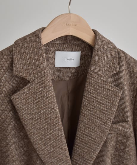 Herringbone Wool Jacket t1911-589