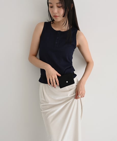 Henry Neck Tank Top t1911-411