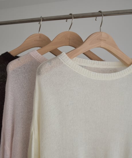 Sheer Knit Tops  t1911-582
