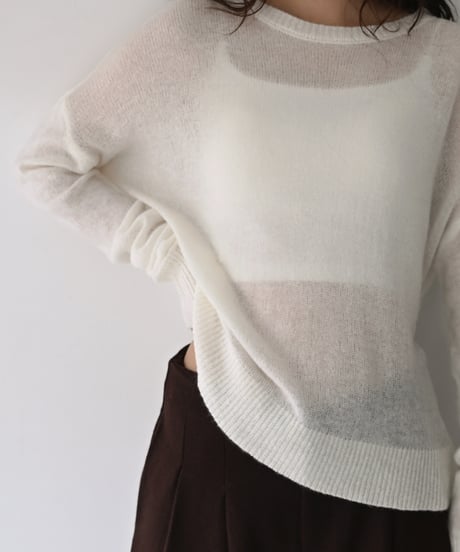 Sheer Knit Tops  t1911-582