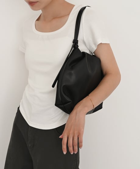 Side Gather Square Tshirt t1911-554