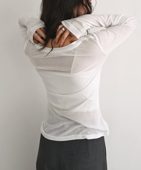 UNeck Sheer Tops np-t1911-597