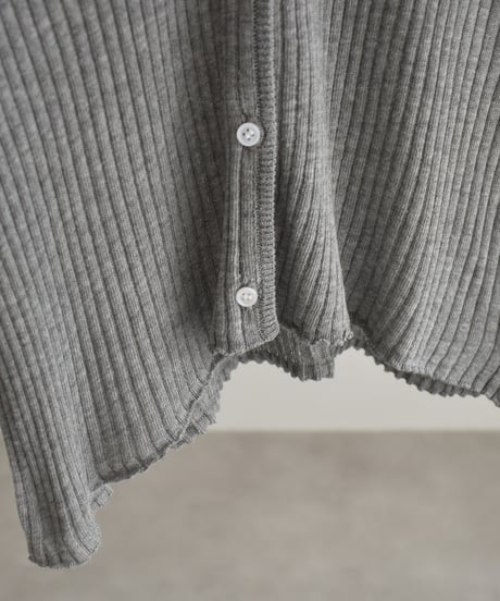 Sheer Rib Knit Cardigan np-t1911-564