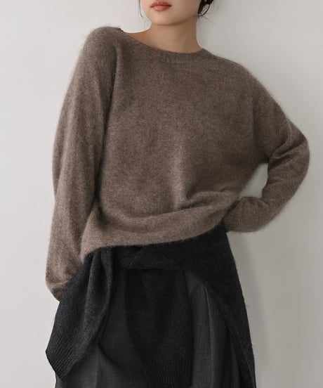 Wool Cashmere Knit Pullover t1911-585