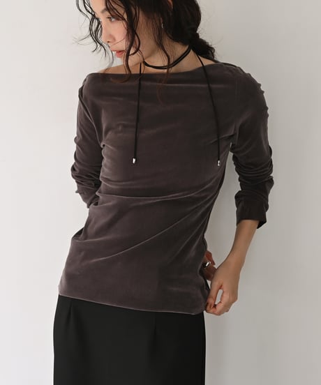 Sheer Velor Tops t1911-581