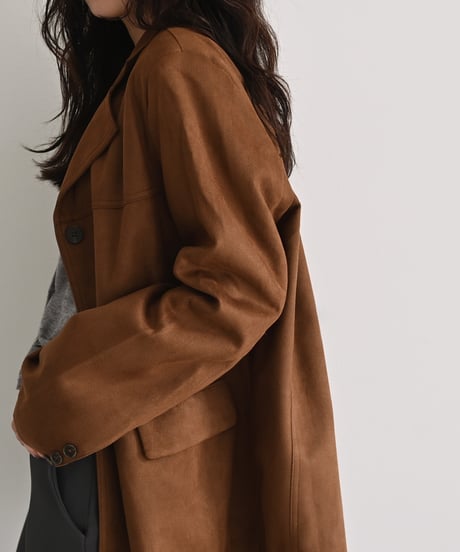 Fake Suede Tailored Jacket t1911-336