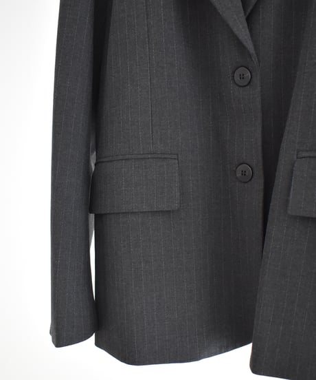 Stripe Tailored Jacket (Gray) t1911-579