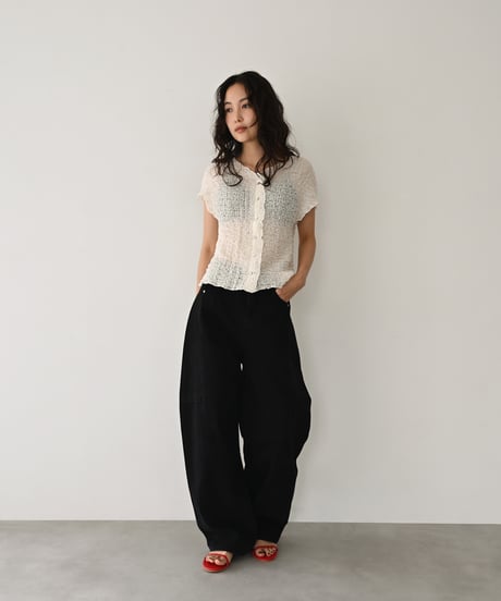 French Sleeve Shirring Cardigan t1911-559