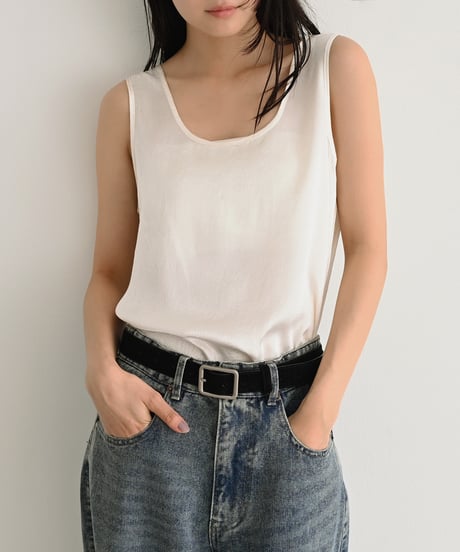Satin Nosleeve Blouse t1911-546