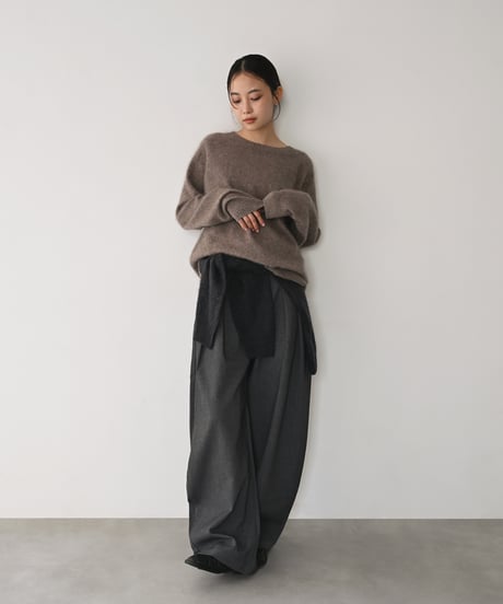 Wool Cashmere Knit Pullover t1911-585