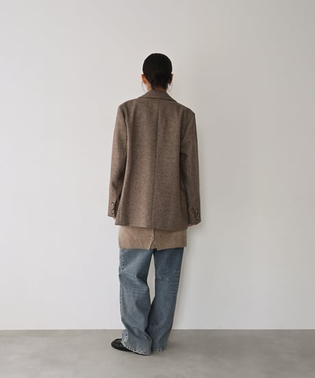 Herringbone Wool Jacket t1911-589