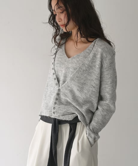 Button Detail Set Knit t1911-576