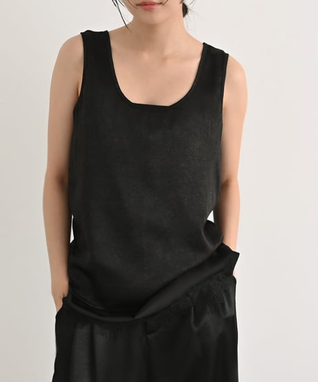 Satin Nosleeve Blouse t1911-546