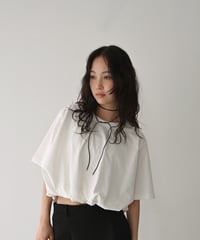【Pre Order】Brown7月下旬 White,Black8月上旬入荷分 予約販売 Balloon Silhouette Tshirt t1911-552