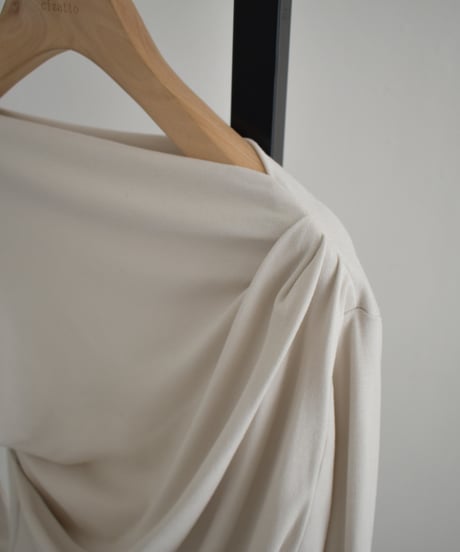 Oneshoulder Drape Tops np-t1911-577