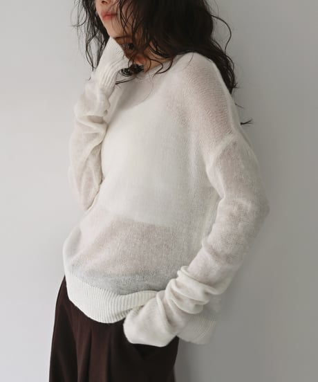 Sheer Knit Tops  t1911-582