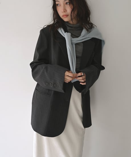 Stripe Tailored Jacket (Gray) t1911-579