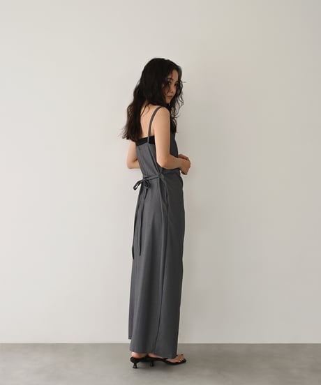 Side Tuck Drape Onepiece（Gray）op-0202009563