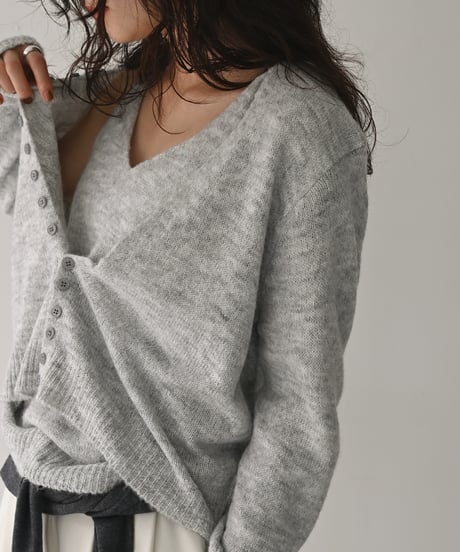 Button Detail Set Knit t1911-576