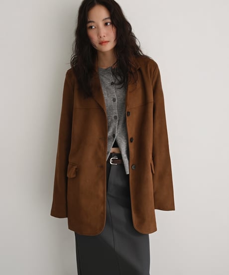 Fake Suede Tailored Jacket t1911-336