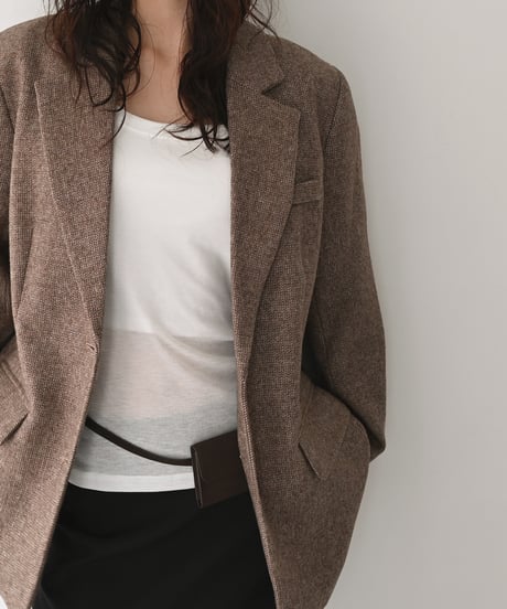 Herringbone Wool Jacket t1911-589