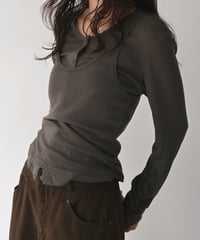 Tank Set Layered Cardigan np-t1911-578