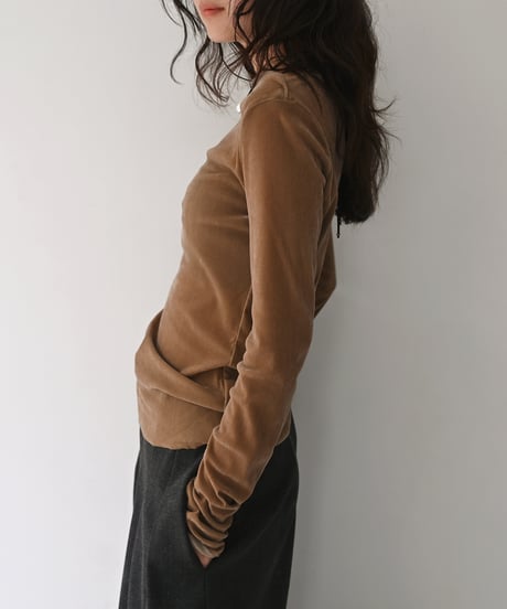 Sheer Velor Tops t1911-581