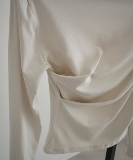 Oneshoulder Drape Tops np-t1911-577