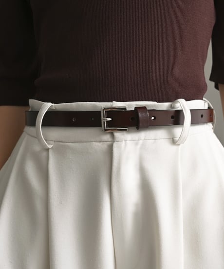 Leather Narrow Belt np-be1913-106