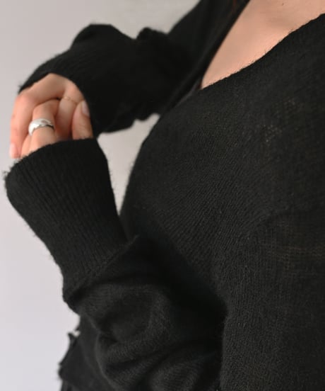 Vneck Soft Knit Cardigan  np-t1911-593