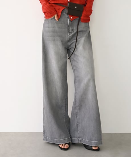 Gray Straight Denim bo2000-203