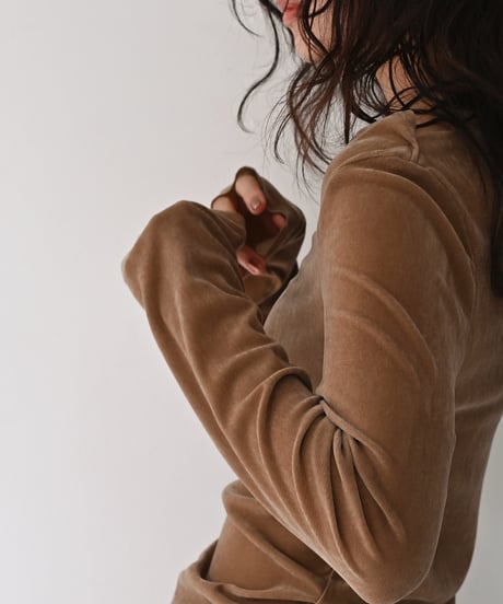 Sheer Velor Tops t1911-581