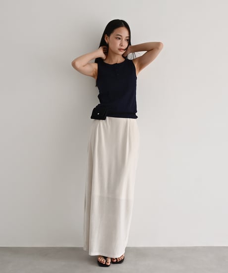 Henry Neck Tank Top t1911-411