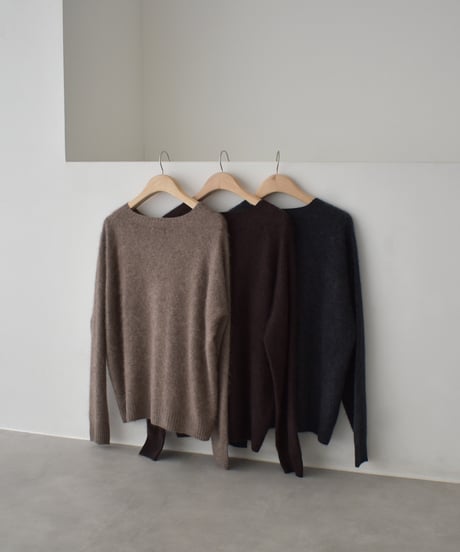 Wool Cashmere Knit Pullover t1911-585