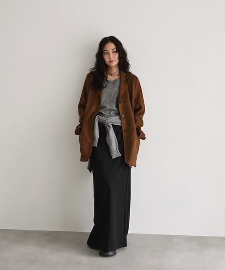 Fake Suede Tailored Jacket t1911-336