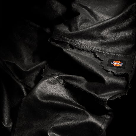 FIVEKOH / BLACK WAXED RAW DENIM JEANS