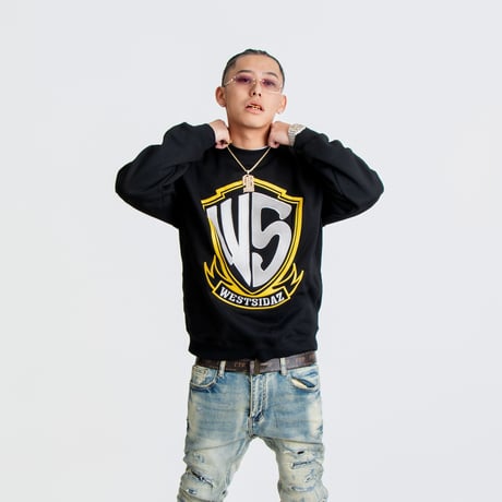 WEST WEAR / WS EMBROIDERY LOGO CREWNECK / NAVY