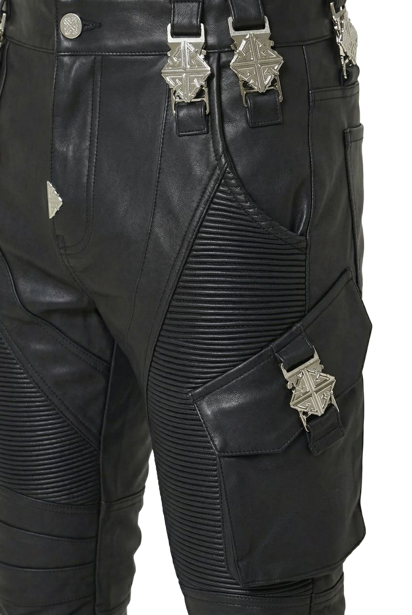 GUAPI / Black Ops Leather Pants | PLUG