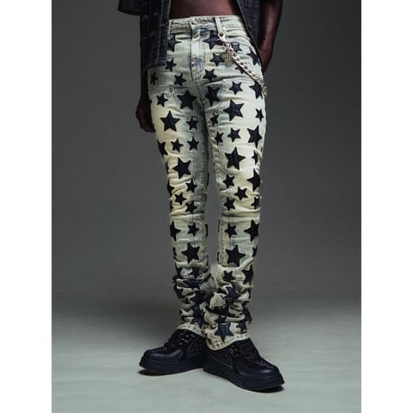 【ラスト1点】 GUAPI / Vintage Blue Stars Denim V2