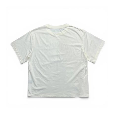 【ラスト1点】 unconscious / BRIGHT CROSS T-SHIRT / BONE WHITE