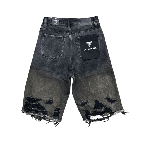 VALABASAS / ICELAND JORTS / DARK GRAY WASH