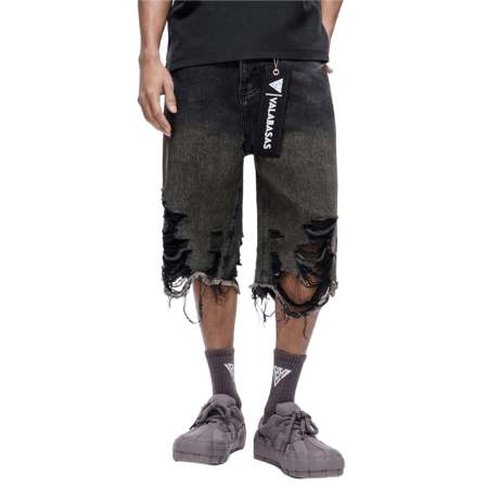 VALABASAS / ICELAND JORTS / DARK GRAY WASH