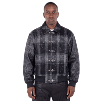 GUAPI / Obsidian Black Plaid Jacket