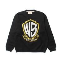 WEST WEAR / WS EMBROIDERY LOGO CREWNECK / BLACK