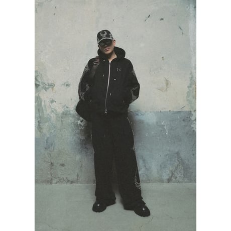 THUG CLUB / IRON STEEL FOCUS ZIP UP HOODIE